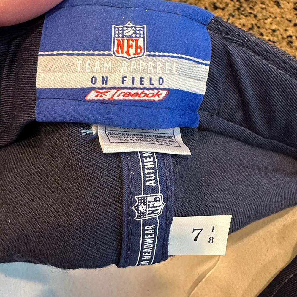 Vintage Y2K San Diego Chargers Reebok NFL Fitted Hat 7 1/8 SD Bolt Deadstock New - Picture 8 of 10